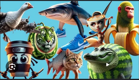 Boneco 3D - Cappuccino Assassino – Figura Decorativa em Impressão 3D PLA